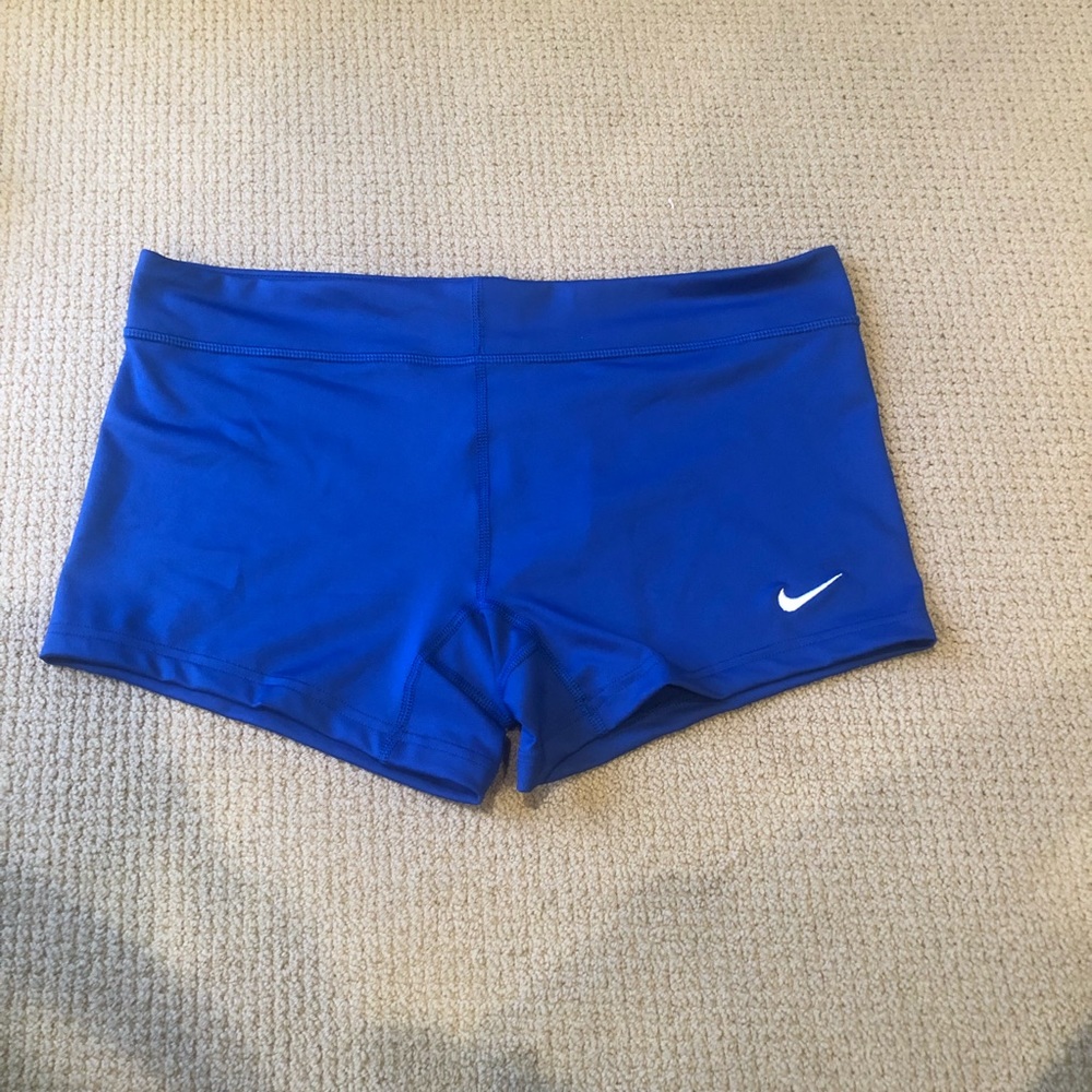 Blue Nike Dri-Fit Soandex Shorts
